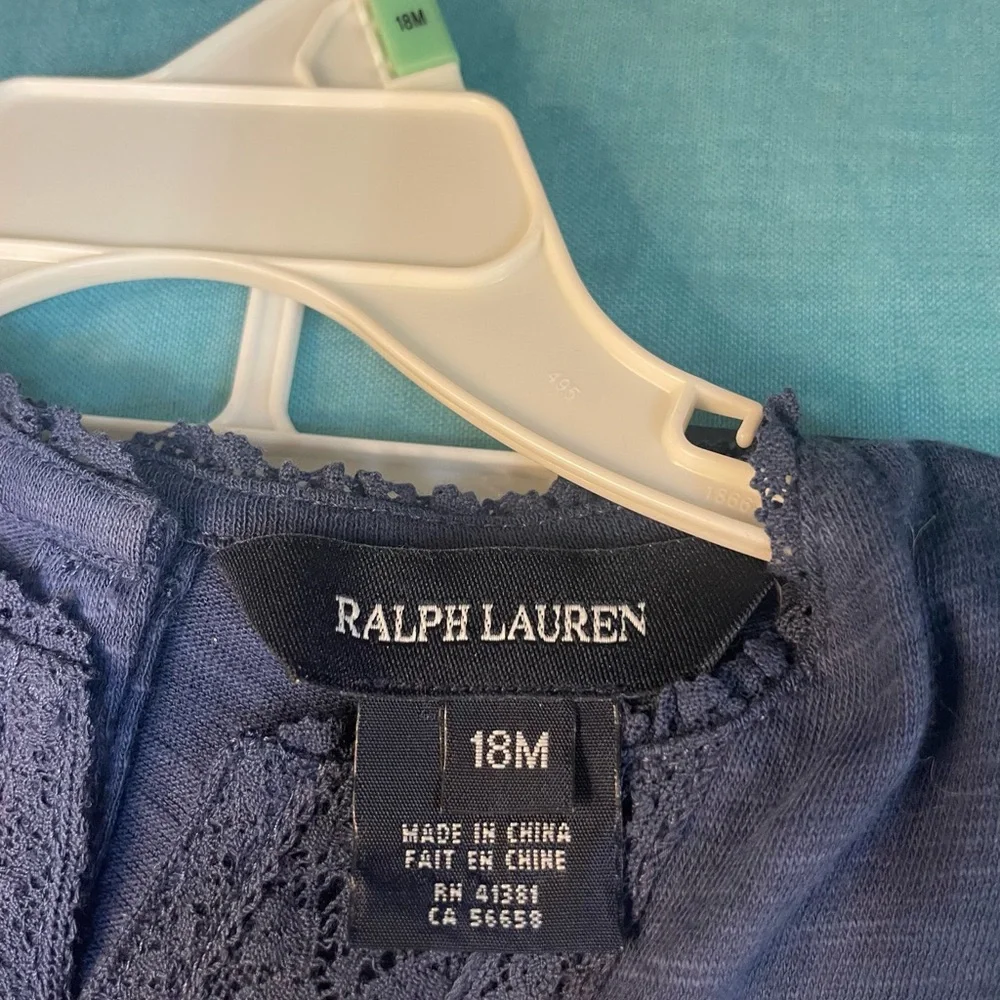 RALPH LAUREN DRESS SET 18 month NWT RL runs large
